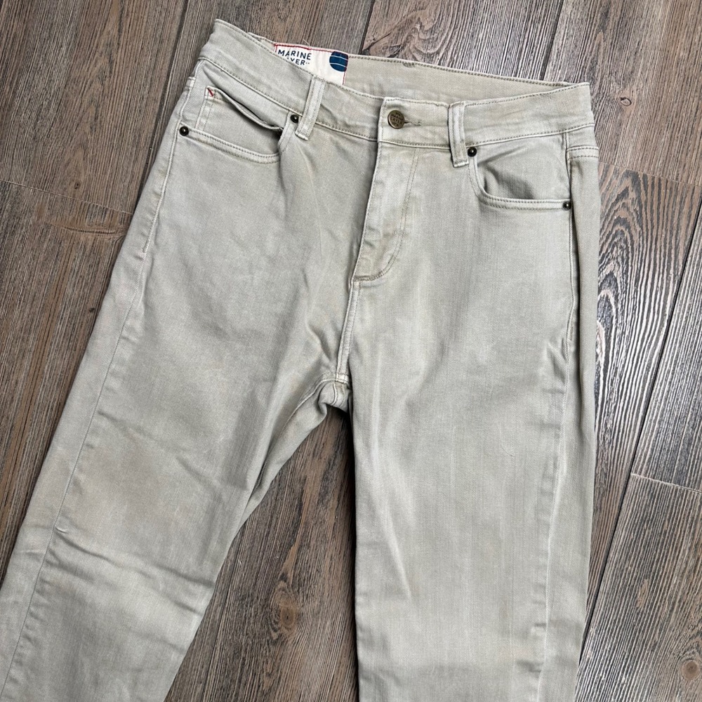 Marine Layer 5 Pocket Slim Straight Twill Pant Men 30x32 (Tag 32x32)‎ 135052